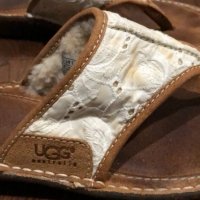 UGG - Оригинал.Естествена кожа номер 40, стелка 26,5 см, снимка 5 - Джапанки - 37200214