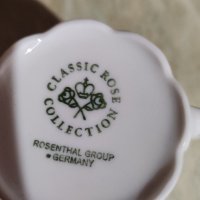 Classic Rose Rosenthal Group сервиз за кафе от много фин порцелан/ 11 части, снимка 6 - Сервизи - 42882500