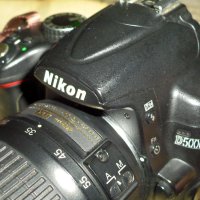 Фотоапарат NIKON D5000 + обектив NIKON AF-S 18-55mm DX, снимка 2 - Фотоапарати - 42155205