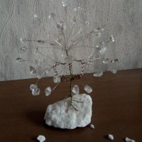 Дърво на живота, късмета, любовта от естествени камъни. Фън Шуй. , снимка 5 - Декорация за дома - 16388161