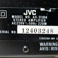 JVC-AX311, снимка 7 - Ресийвъри, усилватели, смесителни пултове - 42811510
