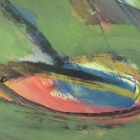 Стара Картина Беширов акрилни бои, подписана, снимка 6 - Картини - 31822201