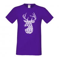 Мъжка тениска Deer 1 Елен Животно,Изненада,Подарък,Празник , снимка 6 - Тениски - 36813687