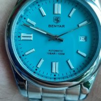Нов луксозен мъжки самонавиващ ръчен часовник BENYAR,нов, снимка 5 - Мъжки - 42280879