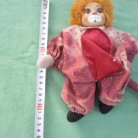 Немска порцеланова кукла клоун/палячо, снимка 3 - Кукли - 35011602