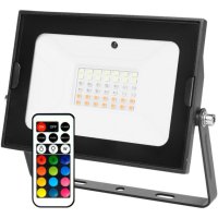 LED прожектор RGB с дистанционно управление 30 W / AVIDE , снимка 2 - Прожектори - 40299660