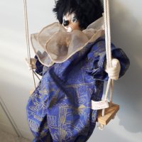 Стара кукла клоун, снимка 4 - Антикварни и старинни предмети - 31479578