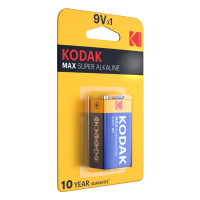Батерия 9V правоъгълна Kodak 6LR61 SyperAlcaline, снимка 3 - Друга електроника - 44759457