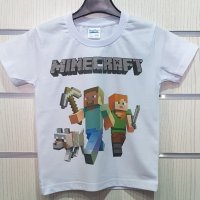 Нова детска тениска с дигитален печат MINECRAFT (Майнкрафт), снимка 5 - Детски тениски и потници - 29124060