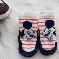 Детски пантофи чорапче Мики Маус №20, снимка 3 - Бебешки обувки - 35265681