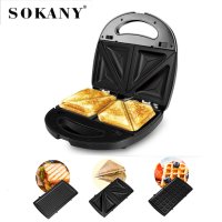 Сандвич тостер, Гофретник и "GRIL 3 в 1 SOCANY", снимка 2 - Тостери - 42919085