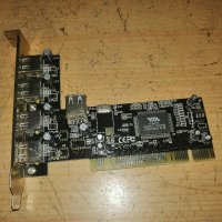 Продавам PCI card to USB, No brand 4+1, снимка 1 - Други - 39281540
