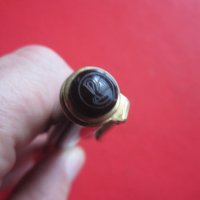 Уникална писалка Пеликан ДРП 3 райх златно перо , снимка 2 - Колекции - 35215881