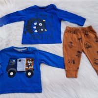 Блузи и долнище за момче 3-6 месеца, снимка 6 - Комплекти за бебе - 29781614