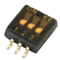 DSHP03TSGET SMD превключвател, количество секции 3, DIP Switch, 1.27MM, снимка 1 - Друга електроника - 38302551