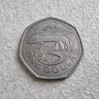 Монети. Карибски басеин. Барбадос. 1 долар  и 0.25 цента. 2 бр., снимка 8 - Нумизматика и бонистика - 40774667