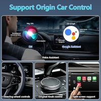 Sanyee Wired to Wireless Carplay & Android Car 2 in 1 адаптер, снимка 4 - Аксесоари и консумативи - 44560692