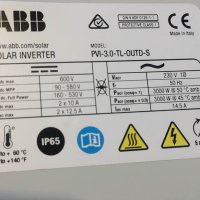 Соларен инвертор ABB PVI-3.0-TL 3600W еднофазен, снимка 3 - Други инструменти - 39712961