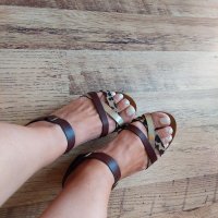 Дамски сандали естествена кожа , снимка 1 - Сандали - 37064255