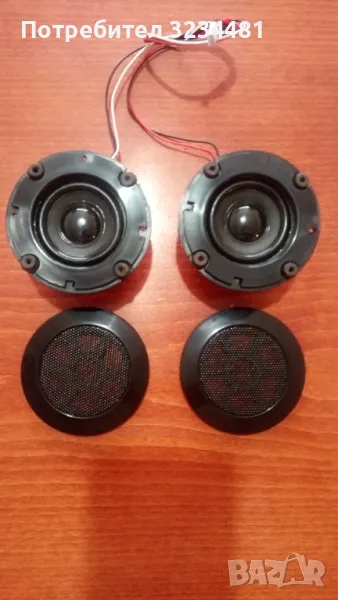 Продавам комплект оригинални говорители от НОВ грамофон-Lenco Ls-40., снимка 1