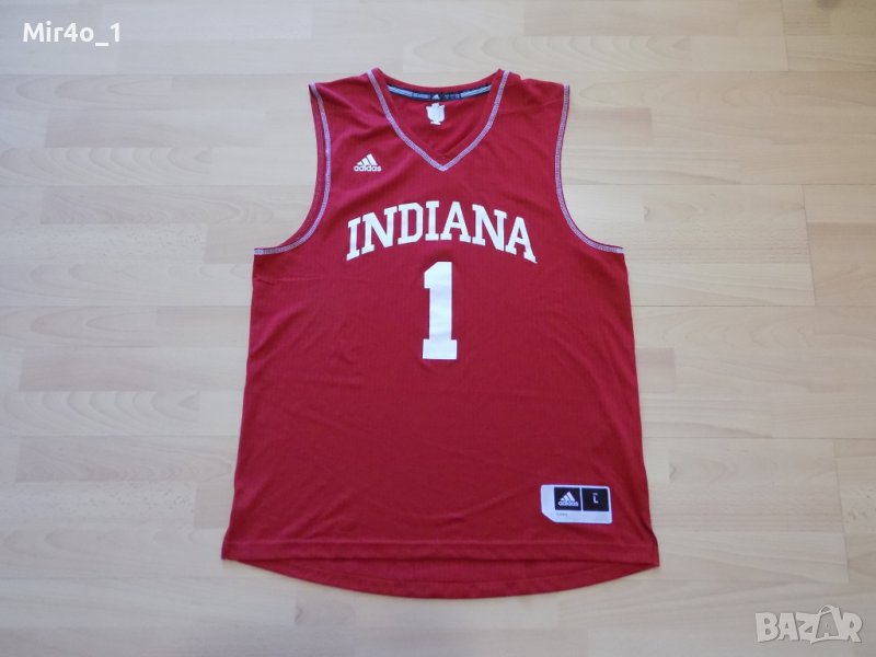 баскетболен потник indiana nba adidas екип тениска спорт оригинален L, снимка 1