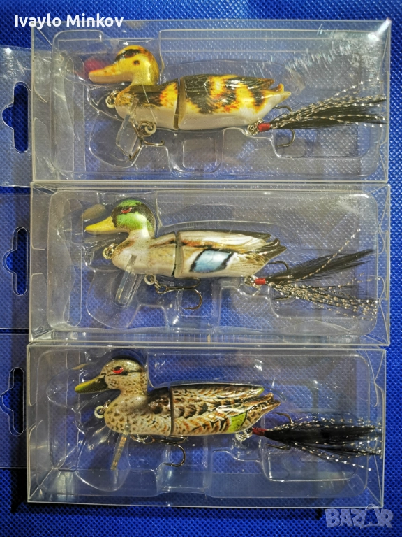 7см. 10гр. 3бр. Воблер Duck Lure Truscend, снимка 1
