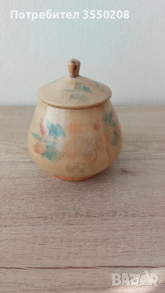 Захарница дървена, снимка 1