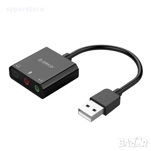 Звукова карта на USB Orico SKT3-BK-BP - USB Sound Card External, снимка 1