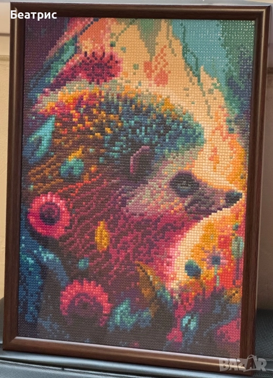 Диамантени гоблени с кръгли мъниста-животни, снимка 1