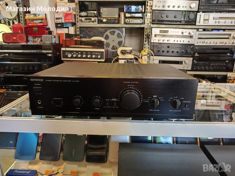 🔊 📢📣📯🔔 🎵 Усилвател Kenwood KA-4010 Две по 95 вата на 4 ома. В отлично техническо и визуално съ, снимка 1