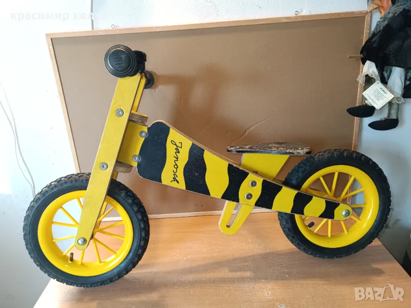 немско дървено колело за баланс, снимка 1