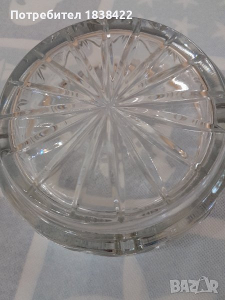 Кристален пепелник нов , снимка 1