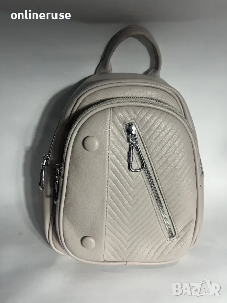 Дамска раница бежова, снимка 1