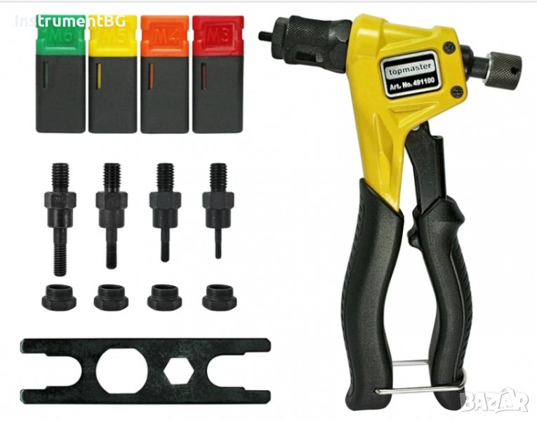 Нитачка за нит-гайки TOPMASTER 190мм, снимка 1