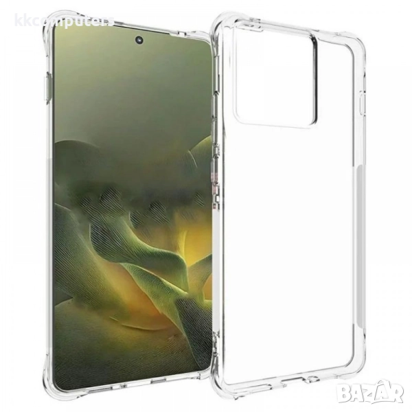 WANLONFENG Удароустойчив TPU Калъф за Motorola Edge 70 5G- Airbag технология, вкл. 2 бр Стъкло за Ек, снимка 1