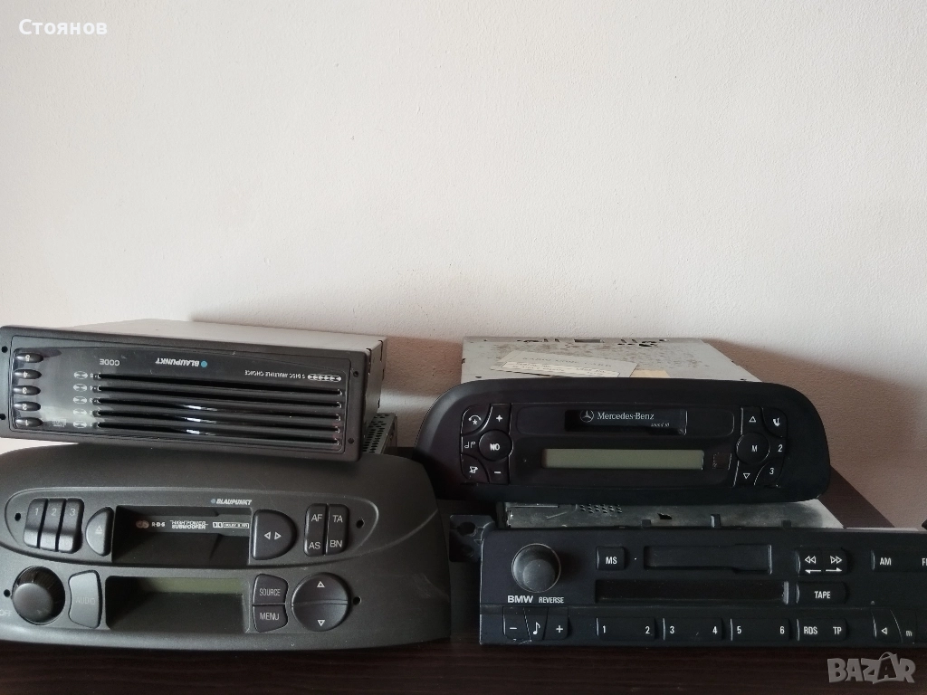 Ретро касетофони за кола Mercedes-Benz Sound 10,, BMW, BLAUPUNKT Germany, снимка 1