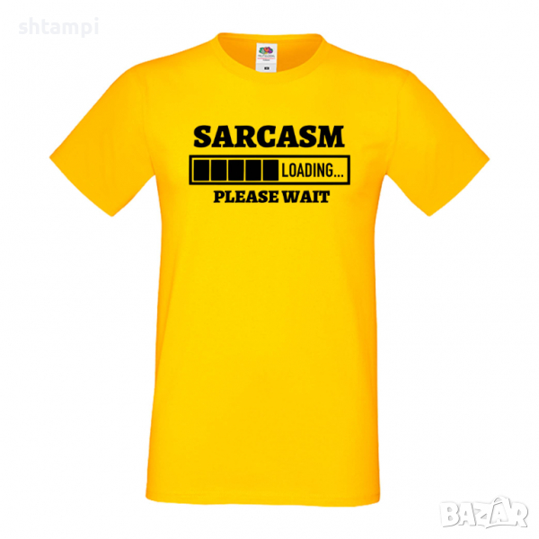 Мъжка тениска Sarcasm Loading,Loading,Please wait,батерия,Изненада,Подарък, снимка 1