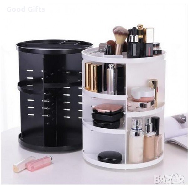 ВЪРТЯЩ СЕ НА 360 ГРАДУСА ОРГАНАЙЗЕР ЗА КОЗМЕТИКА И ГРИМ, снимка 1