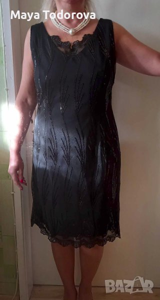 Черна рокля Кензо, снимка 1