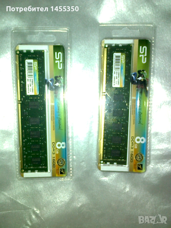 Продавам рампамет 2x8GB DDR3 1600MHz, снимка 1