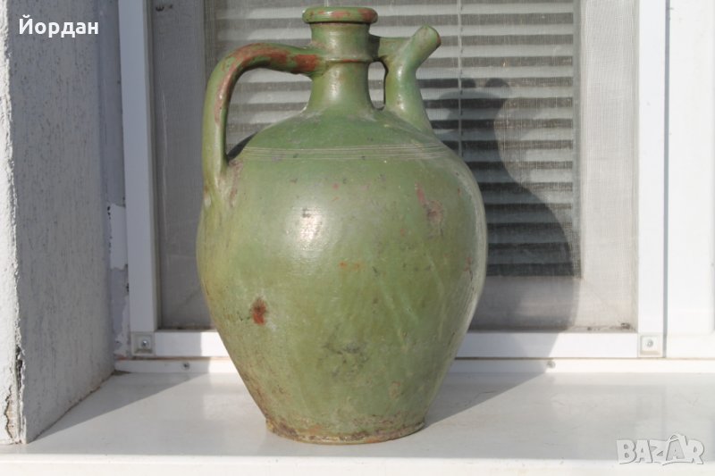Керамичен съд за съхранение на оцет , снимка 1