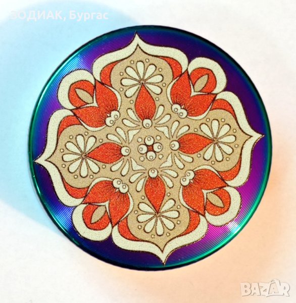 Нов Стоманен ГРИНДЕР - 3 части  Мандала Дизайн, снимка 1