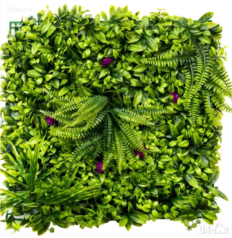 Пано от изкуствени цветя, снимка 1