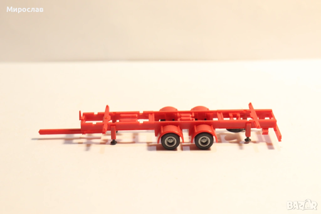 WIKING ? HERPA? H0 1/87 РЕМАРКЕ КАМИОН МОДЕЛ ТИР, снимка 1