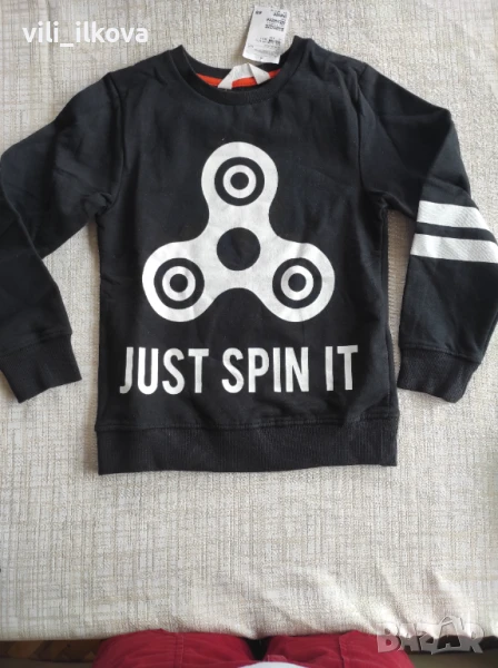 Блузка с дълъг ръкав и суитчър, снимка 1