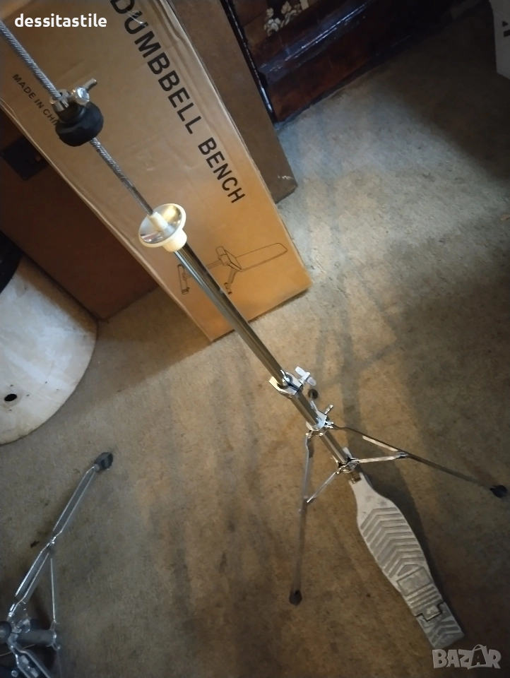 Фус машини АМАТИ 2, ТАКТОН 2, MAPEX, HAYMAN и подложка за хай хет чинели за фус машина, снимка 1