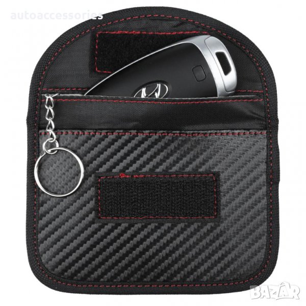 3000053997 Калъф за автомобилен ключ с блокиране на радио сигнала RFID блокер RF1825, снимка 1