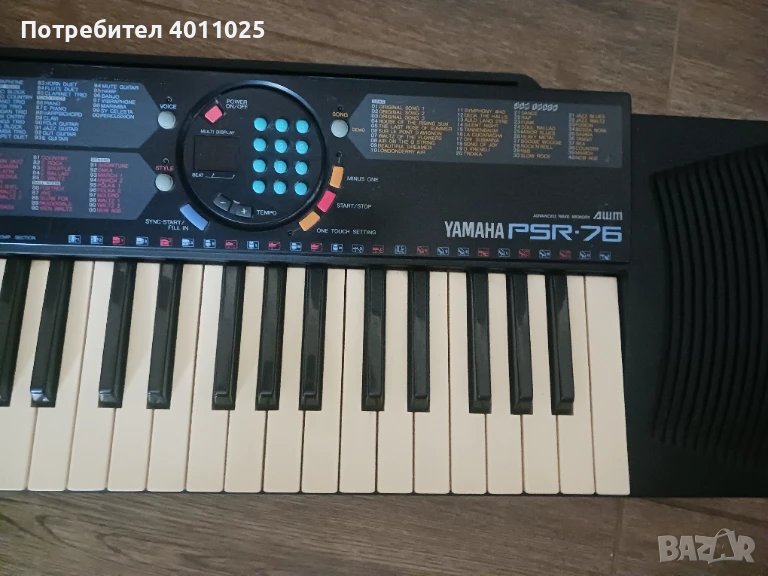 Йоника синтезатор yamaha psr 76, снимка 1