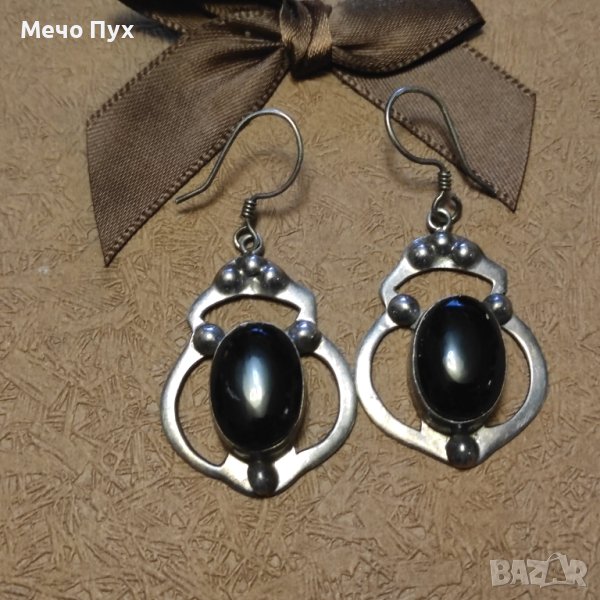 Сребърни обеци (129), снимка 1