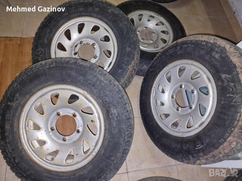 Продавам джанти с гуми 15" за Suzuki Vitara,Feroza, снимка 1